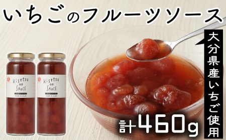 苺の果肉がごろごろ♪贅沢ないちごのフルーツソース(計460g)