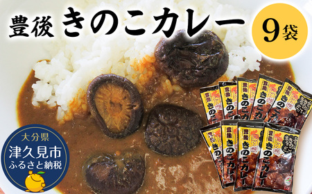 豊後きのこカレー 9袋 レトルトカレー 中辛タイプ|カレー カレー カレー カレー カレー
