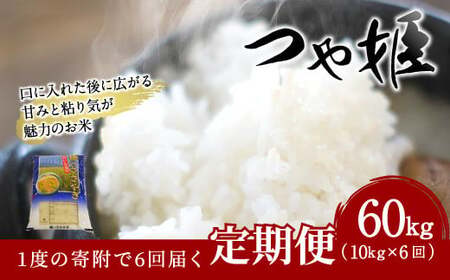 【6ヶ月定期便】大分県産 つや姫 10kg×6回 計60kg【2025年10月下旬発送開始】