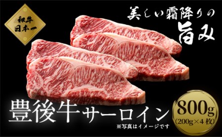 数量限定 大分県竹田市産おおいた和牛 サーロイン [200g×4枚]