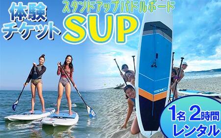 [体験チケット]SUP(スタンドアップパドルボード)1名 レンタル 2時間 [マリンショップBUZZ][163-002]