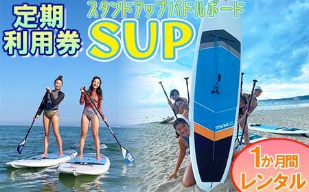 [会員チケット]SUP 1か月 レンタル 定期利用券 マンスリーパス [マリンショップBUZZ][163-010]