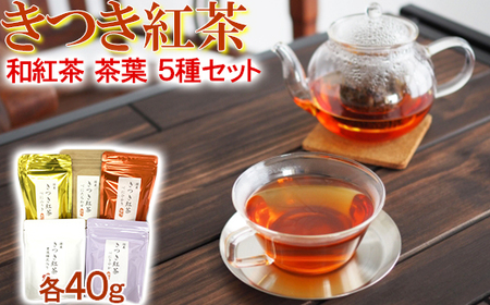 きつき紅茶 茶葉 5種セット[106-003_5]