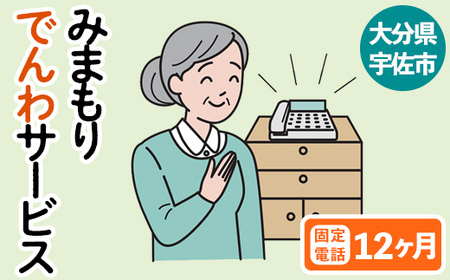 みまもりでんわサービス(12か月・固定電話)電話 サービス 郵便局 見守り 固定電話 日本郵便 家族【107500500】【日本郵便】
