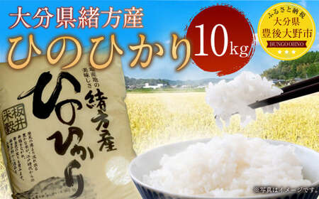 令和6年産 大分県 緒方産 ひのひかり 10kg 1袋 白米 コメ 精米 米 お米 ヒノヒカリ