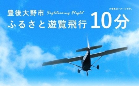 豊後大野市 ふるさと遊覧飛行 10分 (3人まで搭乗可)