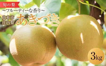 旬の梨 あきづき 3kg 庄内梨 大塚梨園[2026年9月上旬以降発送]