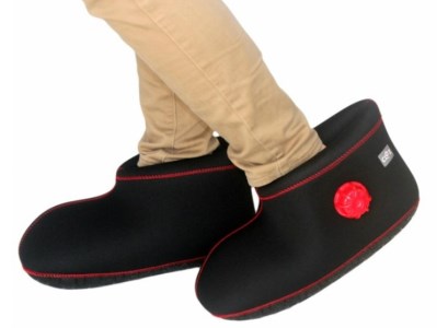 クロッツやわらか湯たんぽ/足用ショートタイプ （ブラック・Mサイズ）_2011Z-4