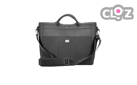 クロッツ バッグ 防水素材 3ポケトート(持手短)(チャコール)_2662R-4