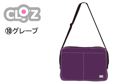 クロッツバッグ 防水素材 カラーズクラッチ グレープ_2664R-10
