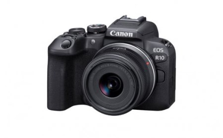 0024C_キヤノンミラーレスカメラ EOS R10 レンズキット 18-45mm