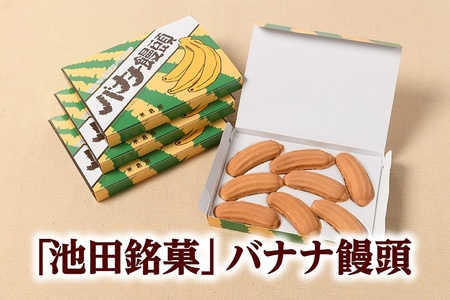 北海道 「池田銘菓」バナナ饅頭 明治時代からの味 バナナ レストラン饅頭 饅頭 ステーキ