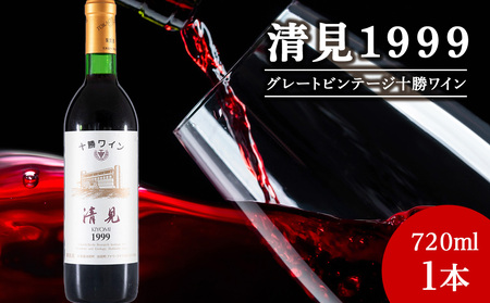 十勝ワイン 清見(キヨミ)1999 グレートビンテージ 720ml 北海道池田町 ビンテージ 赤ワイン 数量限定