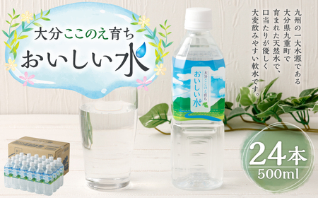 大分 ここのえ育ち おいしい 水 500ml×24本