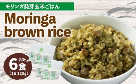 MorinGa brown rice(モリンガ発芽玄米ご飯) 125g×6食 合計750g 発芽 玄米 機能性表示食品 GABA