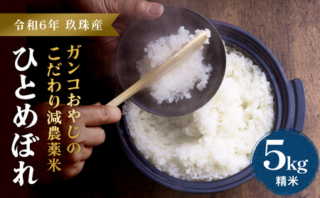 [令和6年産]ひとめぼれ 5kg | ガンコおやじこだわりのひとめぼれ