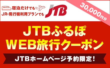 【宮崎市】JTBふるぽWEB旅行クーポン（30000円分） 宿泊 ホテル 宿泊クーポン【旅行 宮崎旅行 宮崎市旅行 旅行券 トラベル 旅行チケット 宮崎県 宮崎市 旅行 JTB】