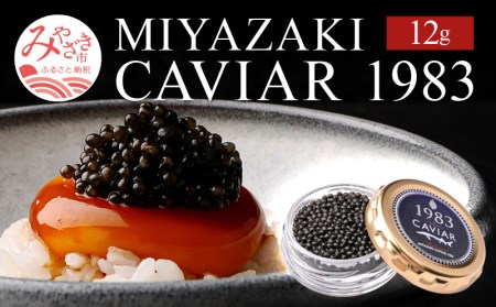 MIYAZAKI　CAVIAR 1983　12g キャビア 国産キャビア 魚卵