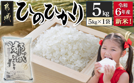 10月発送 都城産ひのひかり5kg(5kg×1袋) ≪令和6年産新米≫_12-1503_(都城市) 令和6年産 新米 都城産 お米 5kg ひのひかり