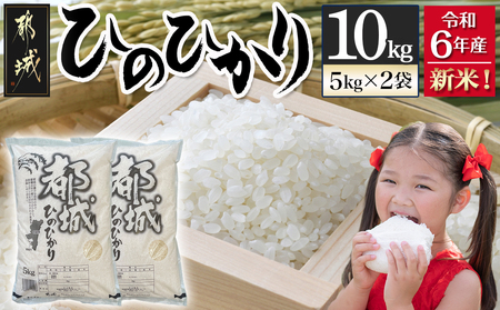 都城産ひのひかり10kg(5kg×2袋)≪令和6年産新米≫_AC-1515_(都城市) 令和6年産 新米 都城産 お米 10kg ひのひかり