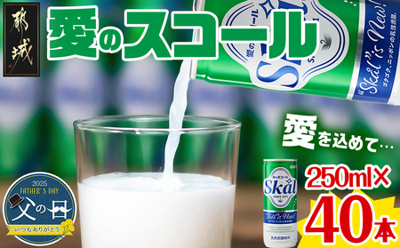 [父の日]『愛』を込めて・・・愛のスコール250ml×40本(2ケース)≪6月12日〜15日お届け≫_12-2301-FG_(都城市) 炭酸飲料 スコール 250ml 20本 2ケース 父の日ギフト