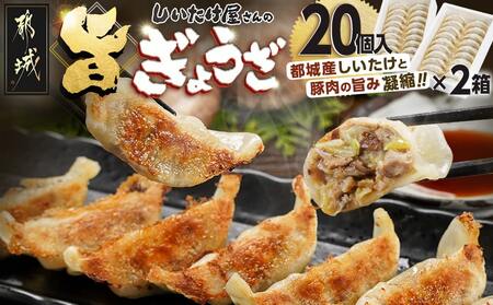 しいたけ屋さんの旨ぎょうざ