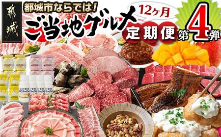 [セレクト定期便]第4弾☆都城市ご当地グルメ定期便(12ヶ月)≪2026年お届け≫