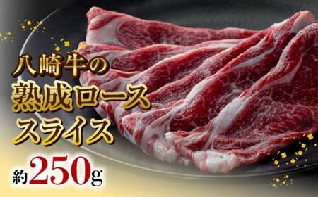 八崎牛の熟成ローススライス 約250g×1 N0105-