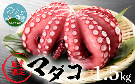 [夏季限定]マダコ(茹で)1.5Kg