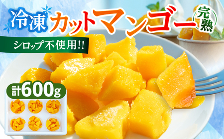 冷凍 カット マンゴー 計600g_CA94-25