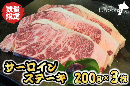 [食べログ百名店からお届け]黒毛和牛サーロインステーキ 200g×3枚(牛肉 国産牛 黒毛和牛 宮崎和牛 サーロイン ステーキ 赤身 霜降り) ステーキ 和牛ステーキ 牛肉ステーキ 国産ステーキ サーロインステーキ