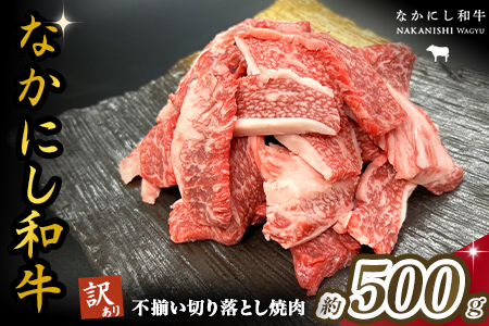 宮崎県西ノ原牧場・なかにし和牛訳あり不揃い切り落とし焼肉 500g(国産 牛肉 肉 宮崎牛 黒毛和牛 お肉 切り落とし なかにし和牛 焼肉 人気 訳あり 不揃い )