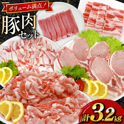 豚肉 宮崎県産豚肉 3.2kg 詰め合わせ セット [TRINITY 宮崎県 日向市 452061328]