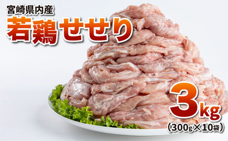 若鶏小肉(せせり) 3kgセット[TRT11]