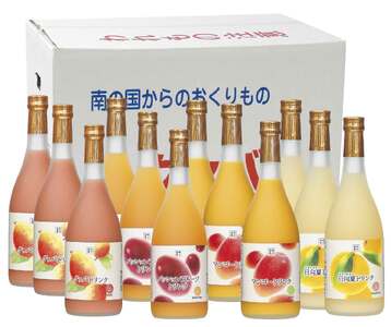 G-D1 驚きの果実感!トロピカルフルーツドリンク(合計12本・4種各720ml×3本、マンゴー、グァバ、パッションフルーツ、日向夏)[宮崎果汁]