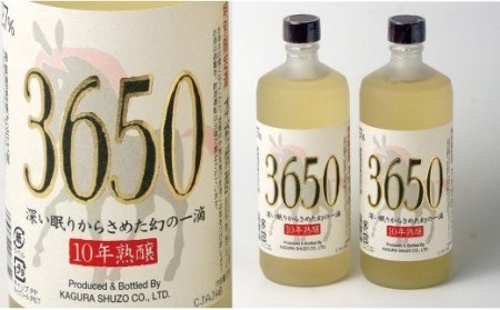 麦焼酎 トンネルで10年間熟成された麦焼酎2本セット[1.9-3]