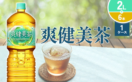 爽健美茶 2L PET[コカ・コーラ]ペットボトル 1ケース(6本) セット お茶 カフェインゼロ ノンカフェイン ハトムギ ブレンド茶 宮崎県 えびの市 送料無料