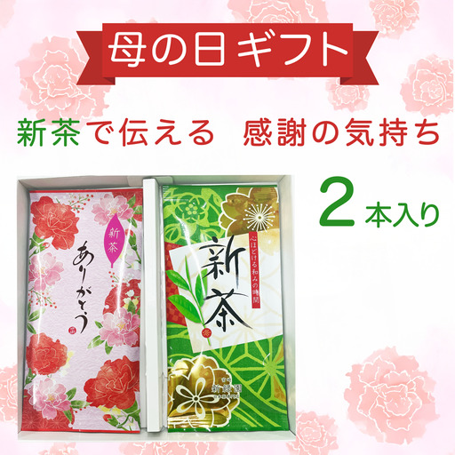 [母の日ギフト]走り新茶80g×2本 国産 贈り物 お茶