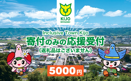 [宮崎県木城町]寄付のみの応援受付(返礼品はございません) 5000円_ K00_0006