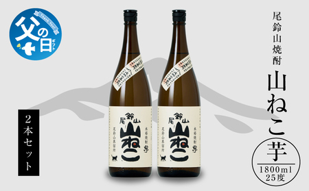 [父の日ギフト]『6月9日〜14日お届け』焼酎尾鈴山一升瓶(山ねこ2本) K09_0043_1