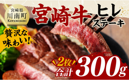 宮崎牛 ヒレステーキ 300g [ 肉 牛肉 国産牛肉 宮崎県産牛肉 黒毛和牛 牛肉ヒレ 牛肉フィレ 牛肉ヘレグランピングアウトドア牛肉BBQ送料無料牛肉 ステーキ 牛肉 ステーキ 牛肉 ステーキ ]