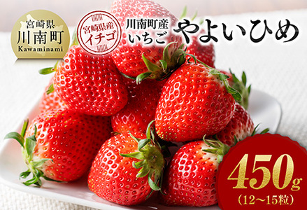 川南町産 いちご「やよいひめ」450g[ 期間限定 果物 イチゴ 苺 やよいひめ フルーツ ]