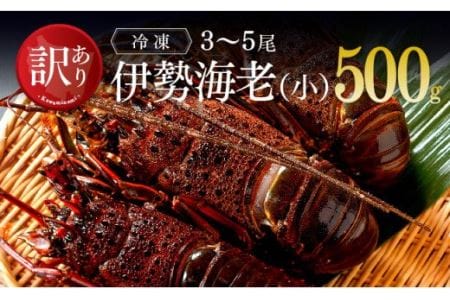 [訳あり]冷凍伊勢海老(小)500g (3〜5尾)[期間限定 数量限定 魚介類 えび 伊勢えび イセエビ 日向灘 訳あり 伊勢海老]