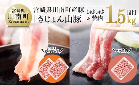 山豚ロースしゃぶ・バラ焼肉セット[豚肉 肉 国産豚 ブランド豚 宮崎県産]