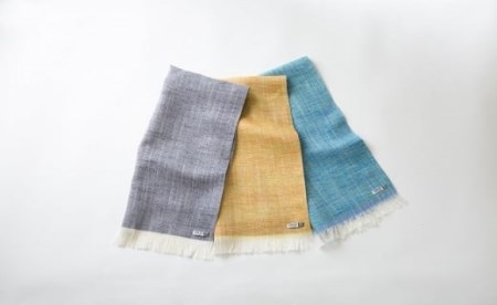 大島紬 KAGOSHIMAストール (3)ブルー K040-002_3