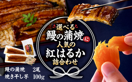 クラウドファンディングで応援! 鰻の蒲焼 に人気の 紅はるか 詰め合わせ 2尾 + 焼き干し芋 100g KN026-021-01 うなぎ ウナギ 鰻 まがりうなぎ 規格外 蒲焼 さつまいも 干し芋 ほしいも 野菜 菓子 クラウドファンディング ふるさと納税3.0 オキス ふるさと納税 鹿児島 鹿屋市 おすすめ ランキング プレゼント ギフト