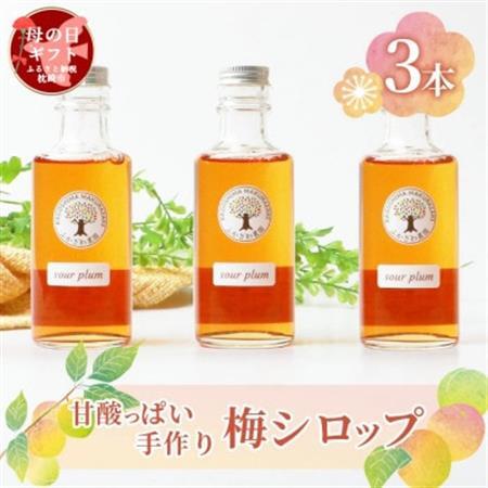 [母の日]ふかざわ農園の梅シロップ 手づくり シロップ ジュース 希釈用 A3-27M_飲料・ドリンク 果汁飲料 _[配送不可地域:離島]