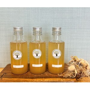 [手作り生姜シロップ(180ml×3瓶)無添加・栽培期間中 農薬不使用・新生姜 A3-34F