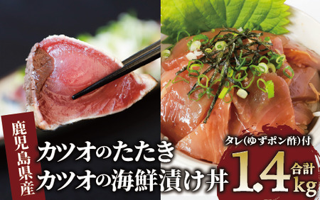 カツオのたたき (約800g)と カツオ の 海鮮 漬け丼 (100g×6P) セット (山川町漁協/010-1645) 海鮮 海鮮丼 カツオ かつおのたたき かつおたたき 漬け丼 のっけ 海鮮丼 魚介類 魚介 惣菜 総菜 簡単 調理済み セット 指宿食品 漁協 指宿 山川 鰹節 鹿児島 国産 たたき 刺身 魚 人気 冷凍 小分け 一人暮らし 食品 かつおのたたき タタキ かつおタタキ 