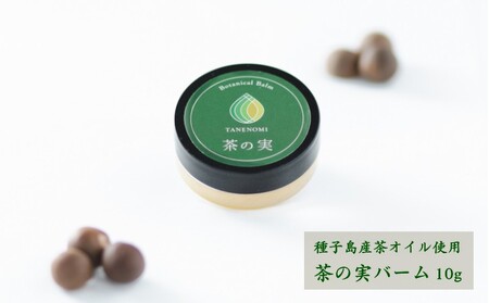 種子島 茶 オイル で作った茶の実バーム 10g 種子の実オイル工房 NFN601 [150pt]